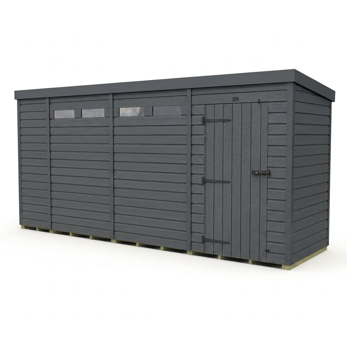 DIY Sheds – Composite Pent Security Shed – view 29