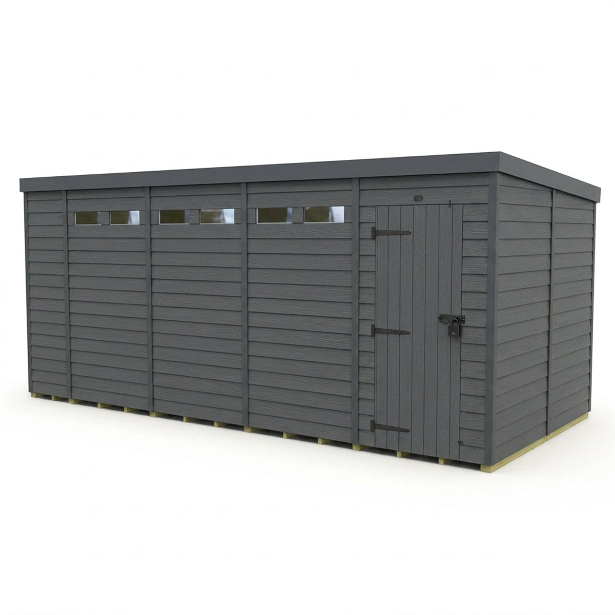 DIY Sheds – Composite Pent Security Shed – view 57