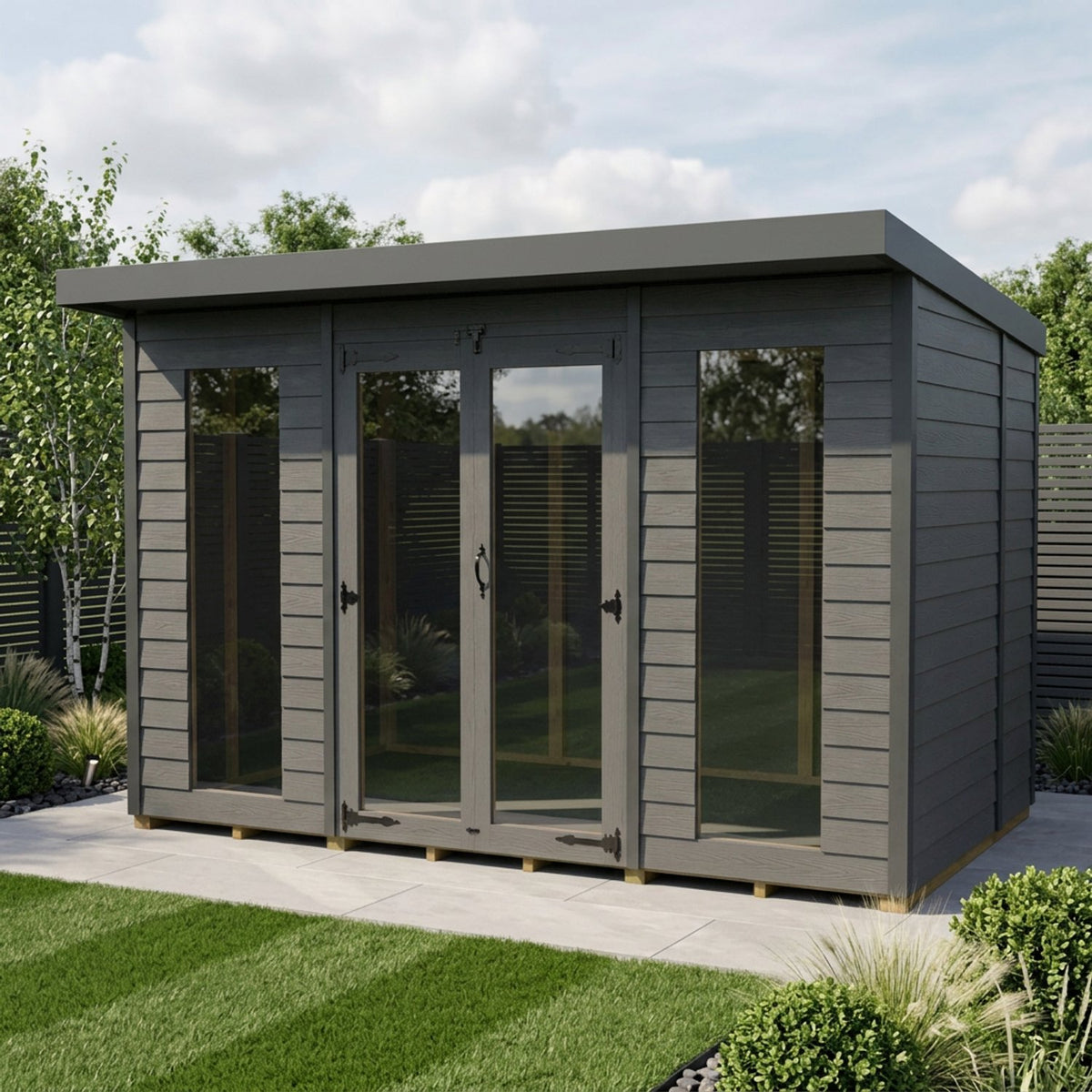 DIY Sheds – Composite Pent Full Height Summer House – view 118