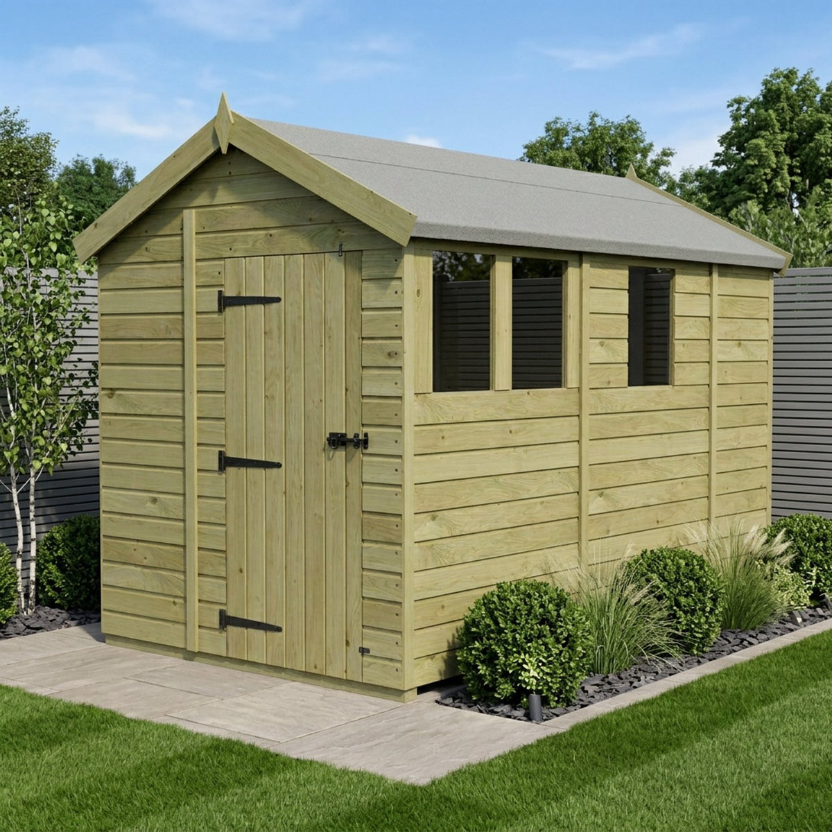 DIY Sheds – Apex Shed – Single Door – view 227