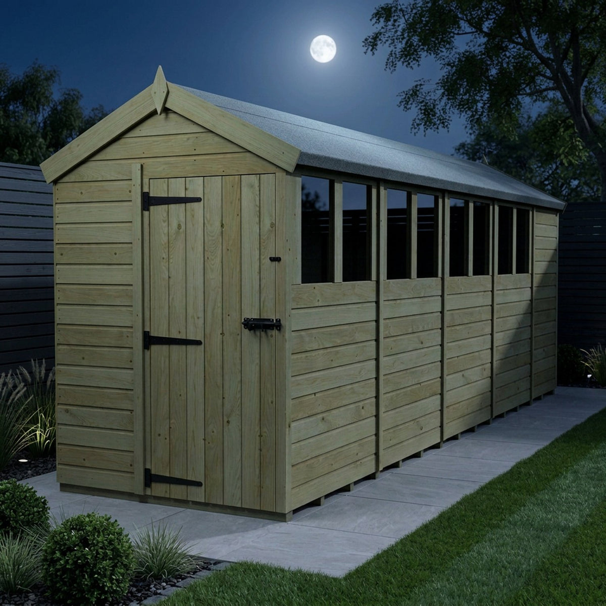 DIY Sheds – Apex Shed – Single Door – view 86