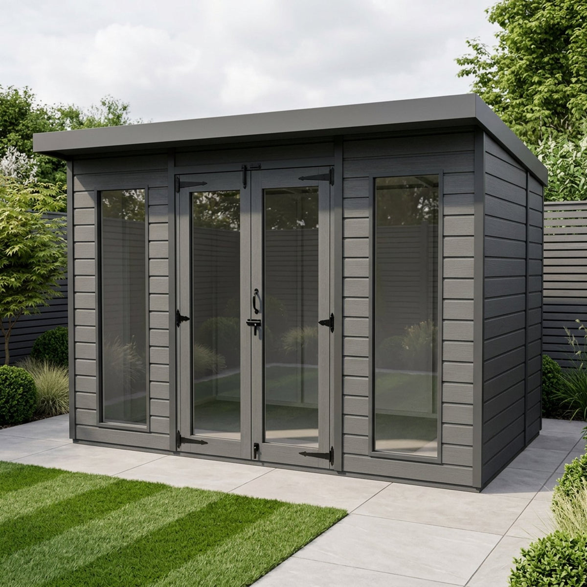 DIY Sheds – Composite Pent Full Height Summer House