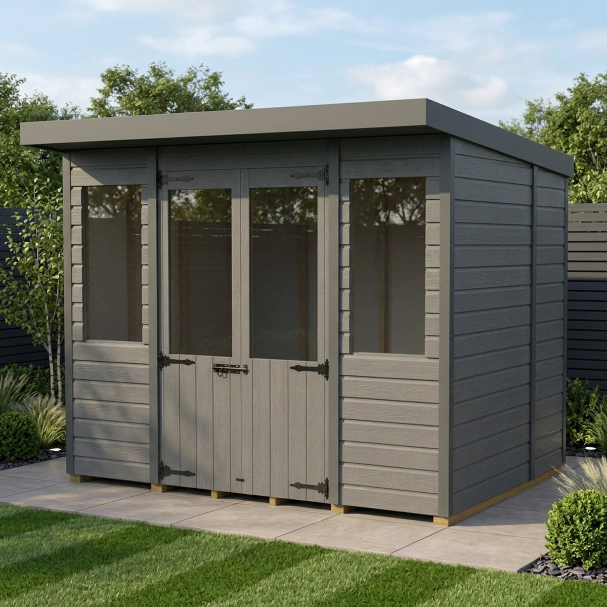 DIY Sheds – Composite Pent Summer House – view 34