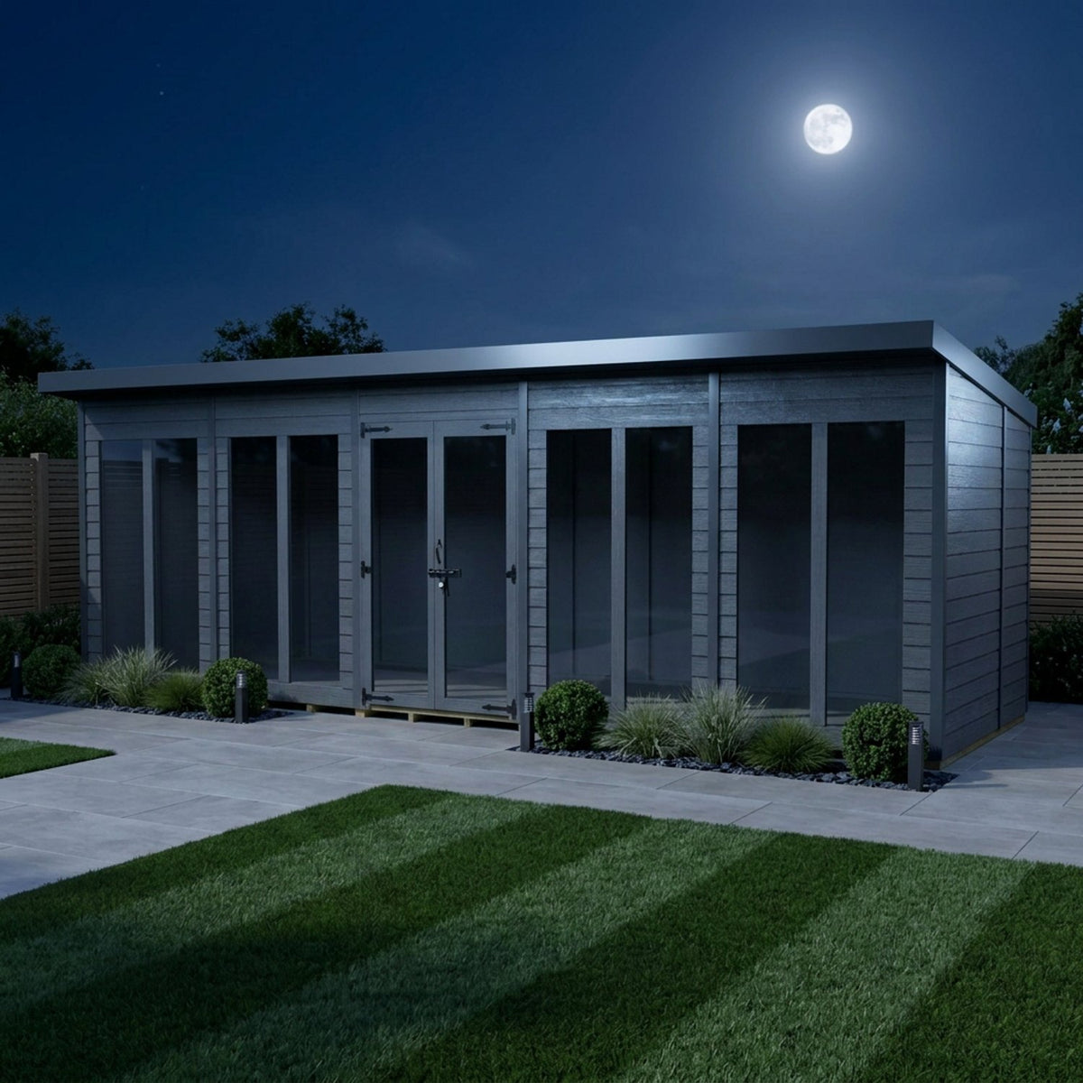 DIY Sheds – Composite Pent Full Height Summer House – view 71