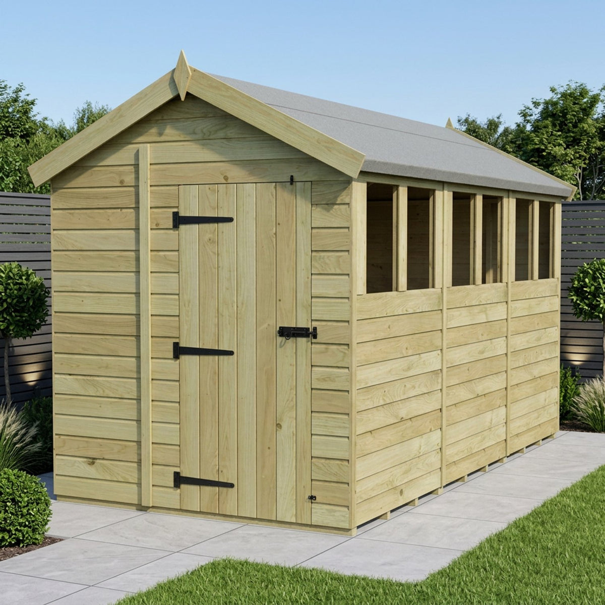 DIY Sheds – Apex Shed – Single Door – view 140