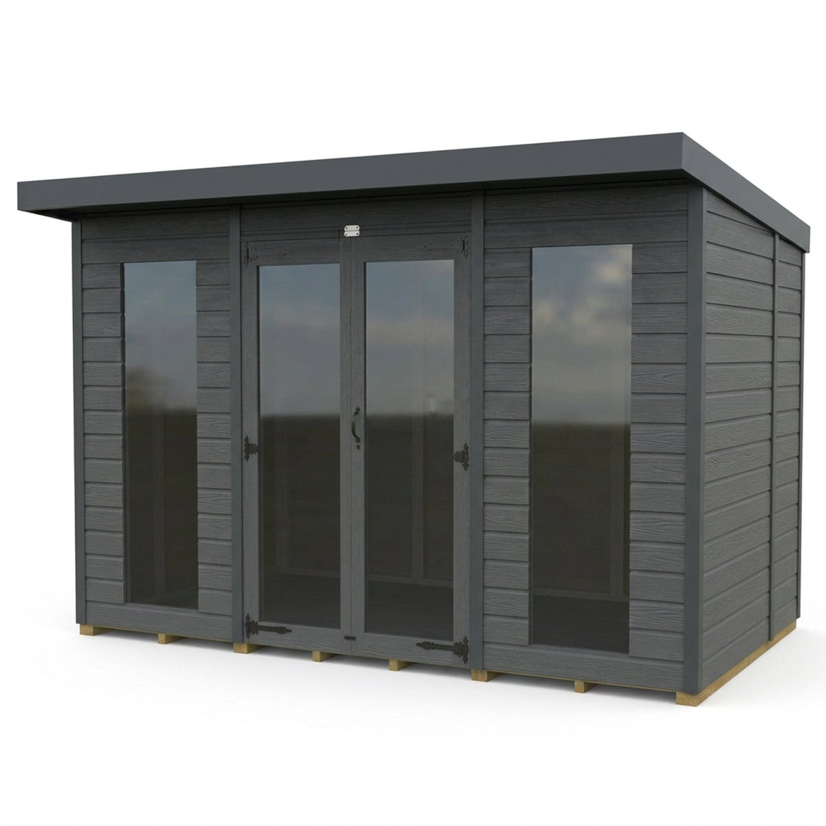 DIY Sheds – Composite Pent Full Height Summer House – view 119