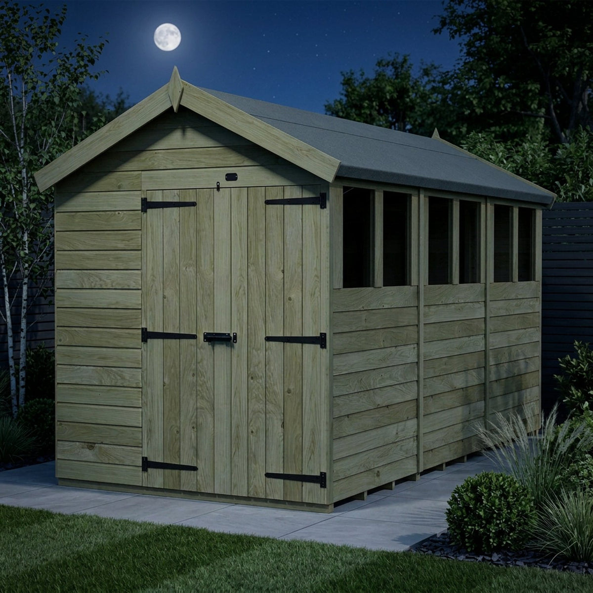 DIY Sheds – Apex Shed – Double Door – view 92