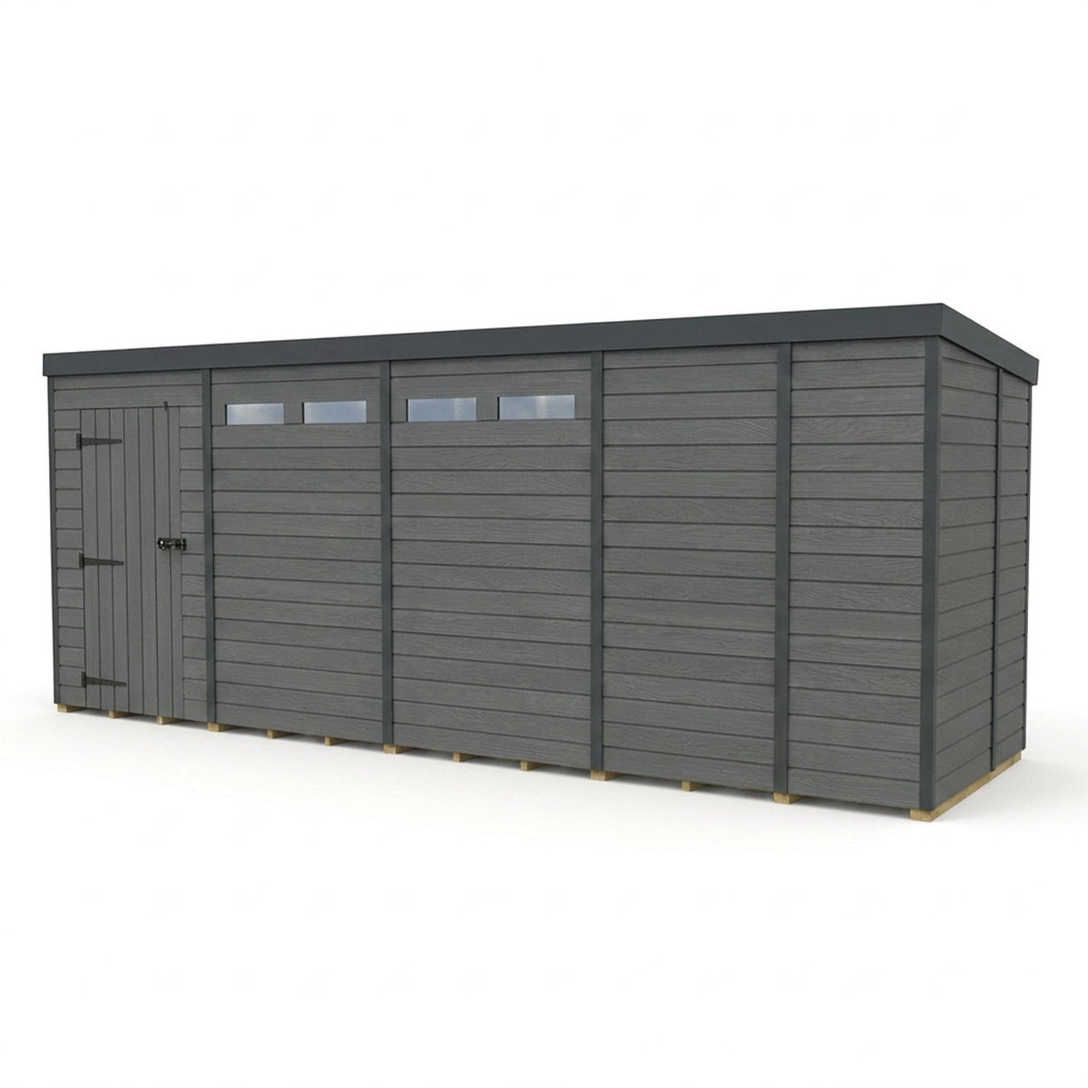DIY Sheds – Composite Pent Security Shed – view 56