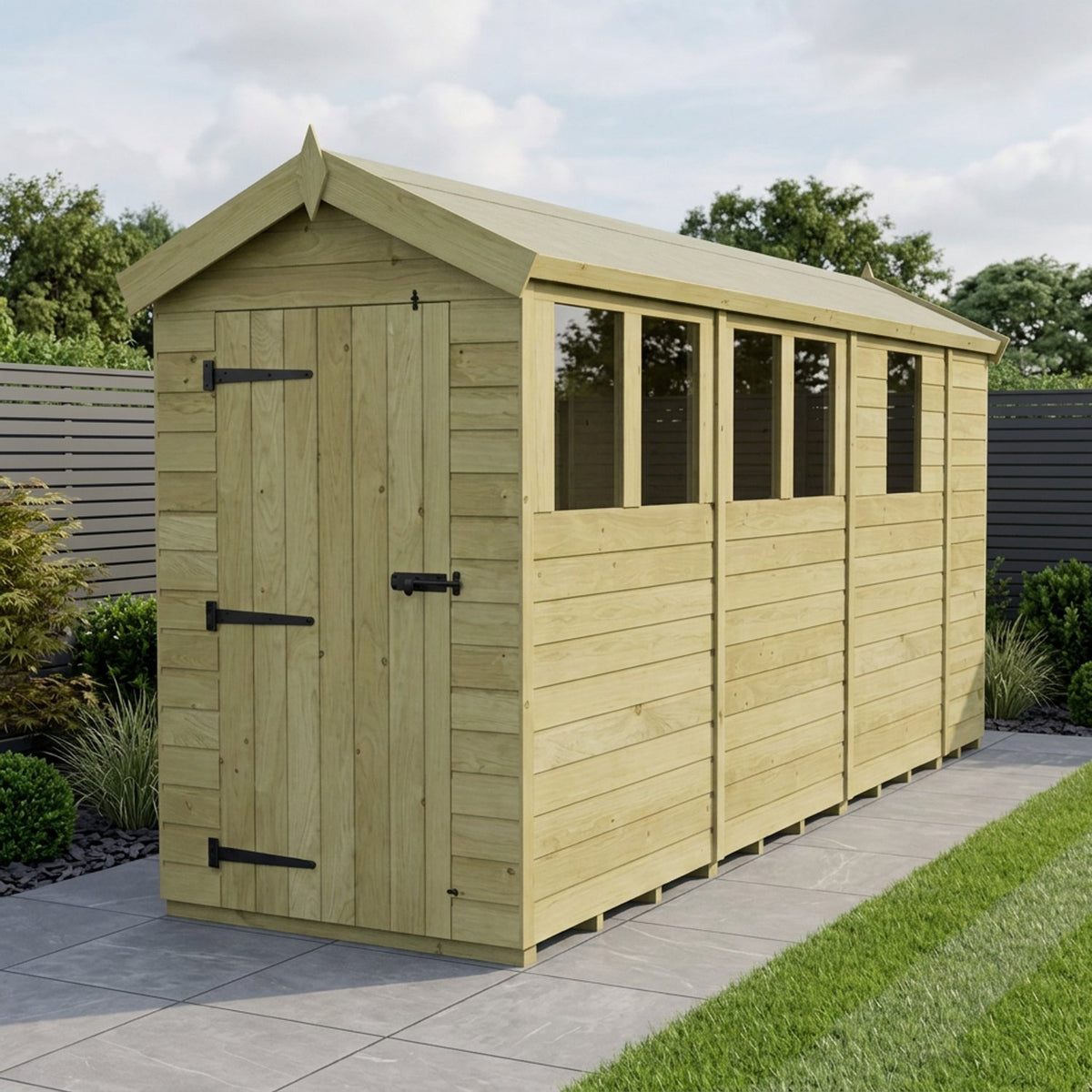 DIY Sheds – Apex Shed – Single Door – view 40