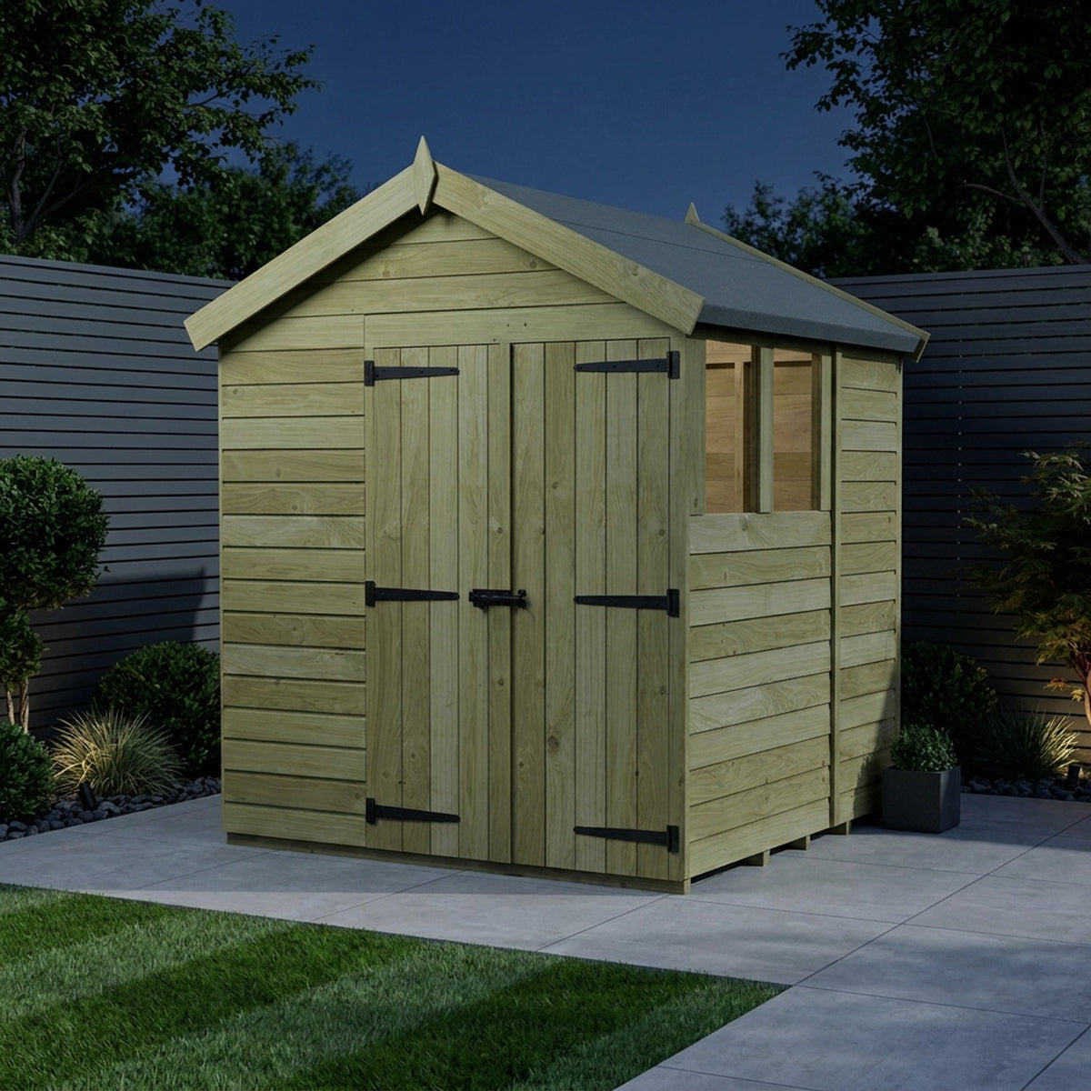 DIY Sheds – Apex Shed – Double Door – view 80