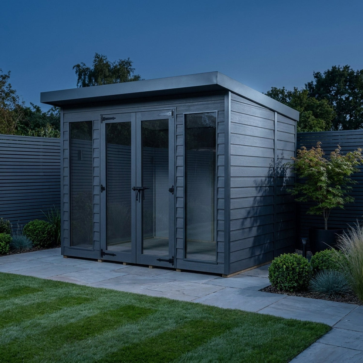 DIY Sheds – Composite Pent Full Height Summer House – view 89