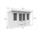 DIY Sheds – Composite Pent Summer House