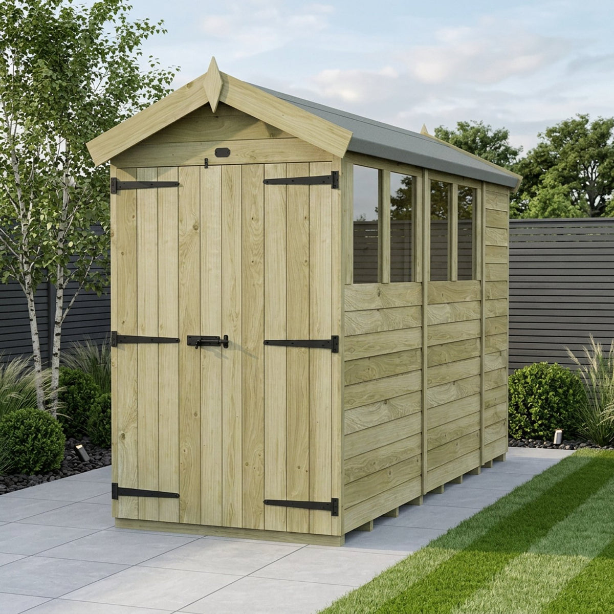 DIY Sheds – Apex Shed – Double Door – view 22