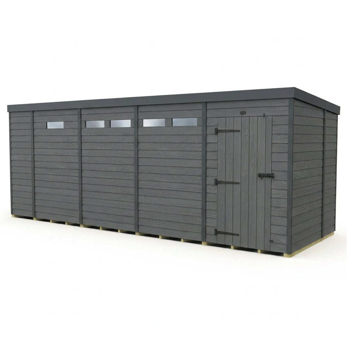 DIY Sheds – Composite Pent Security Shed – view 54
