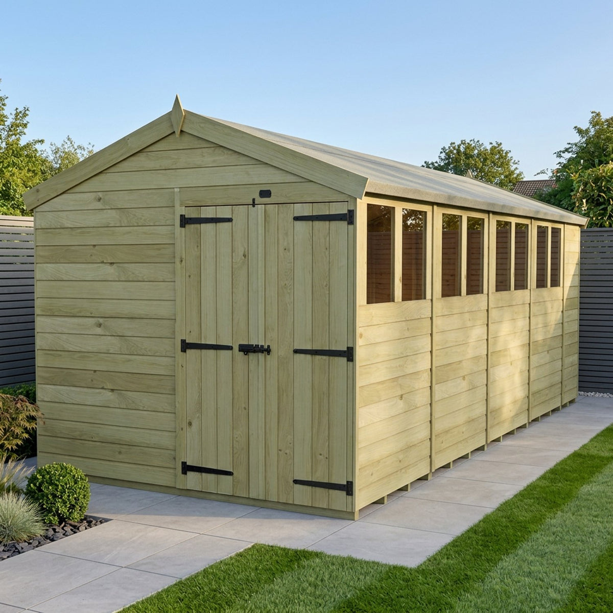 DIY Sheds – Apex Shed – Double Door – view 138