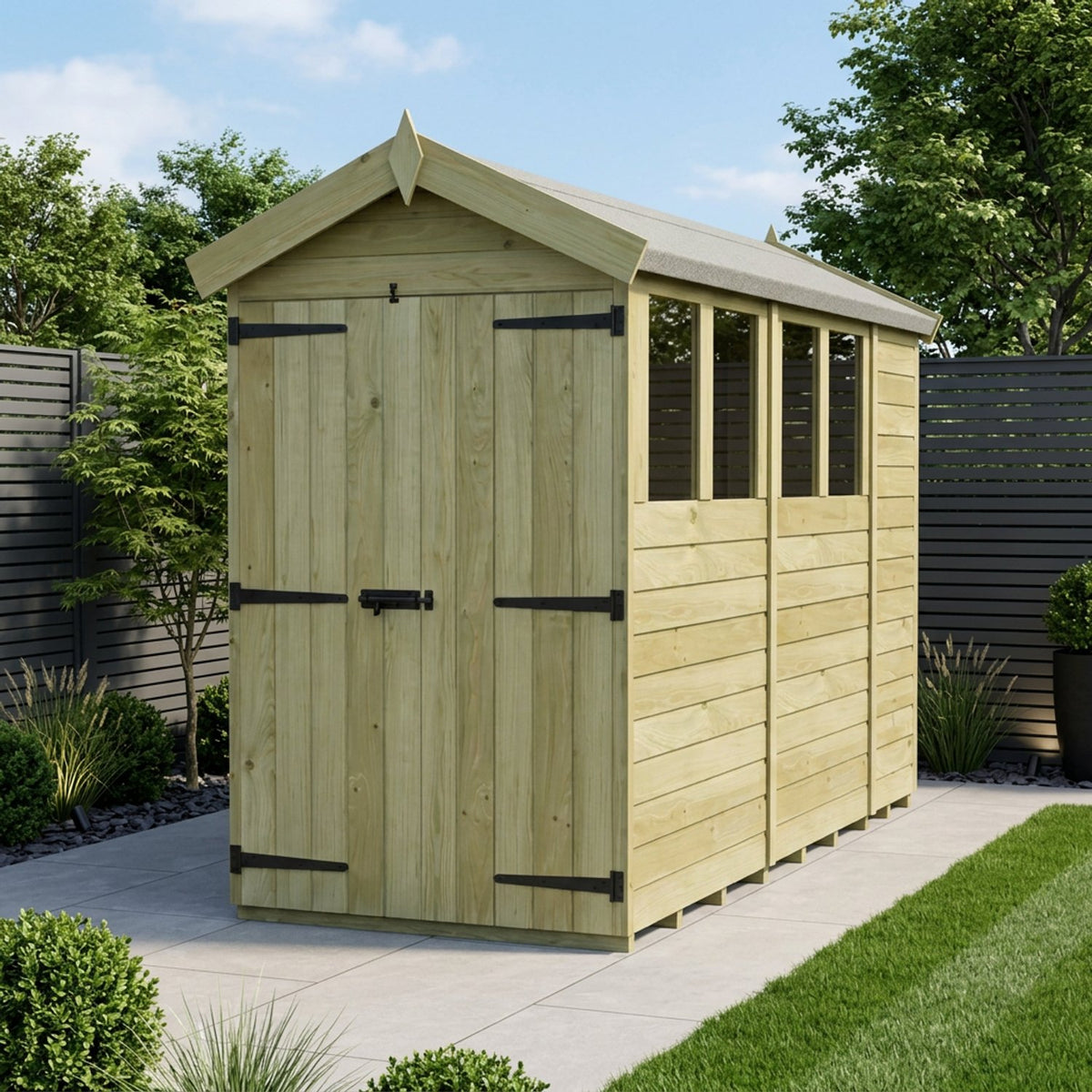 DIY Sheds – Apex Shed – Double Door