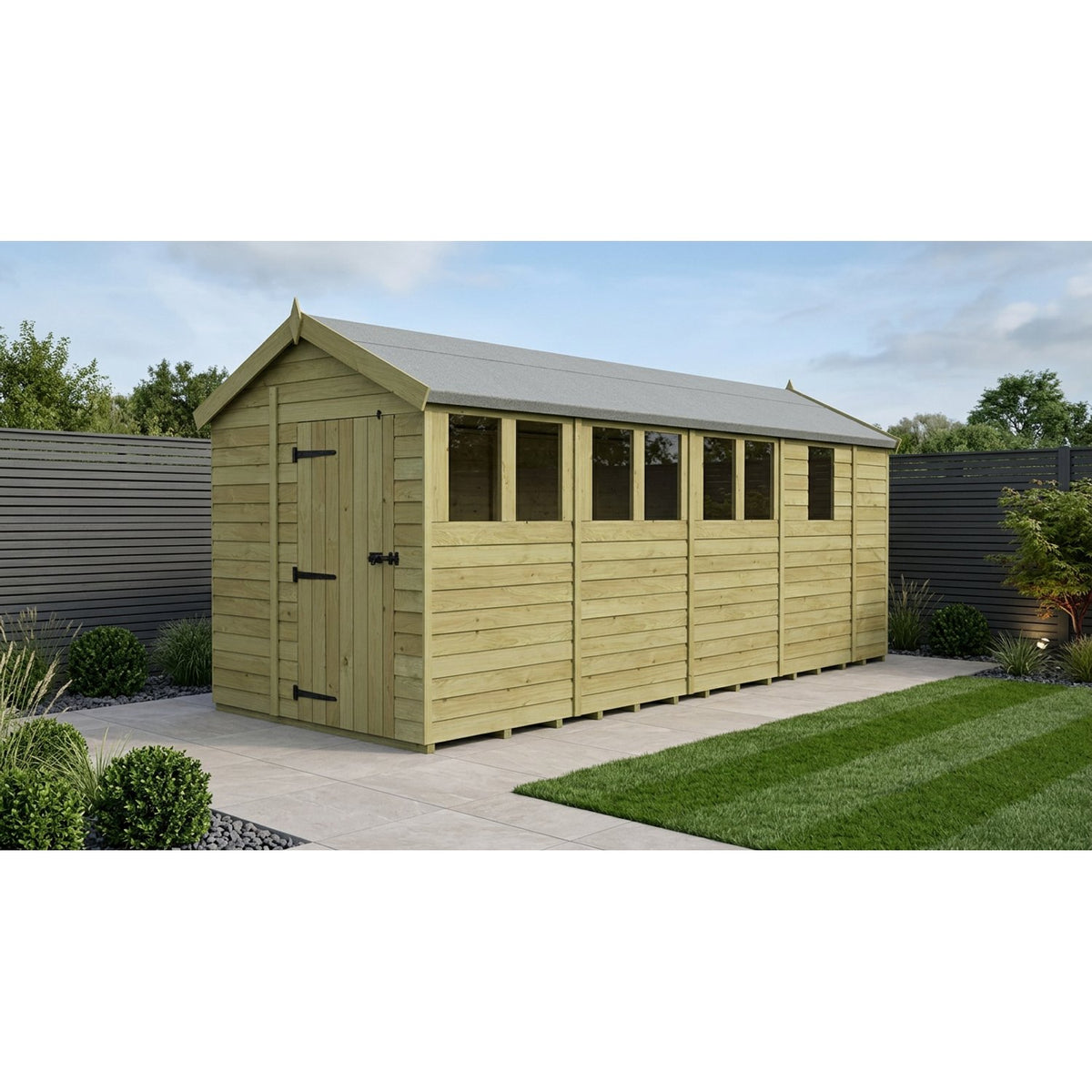 DIY Sheds – Apex Shed – Single Door – view 150