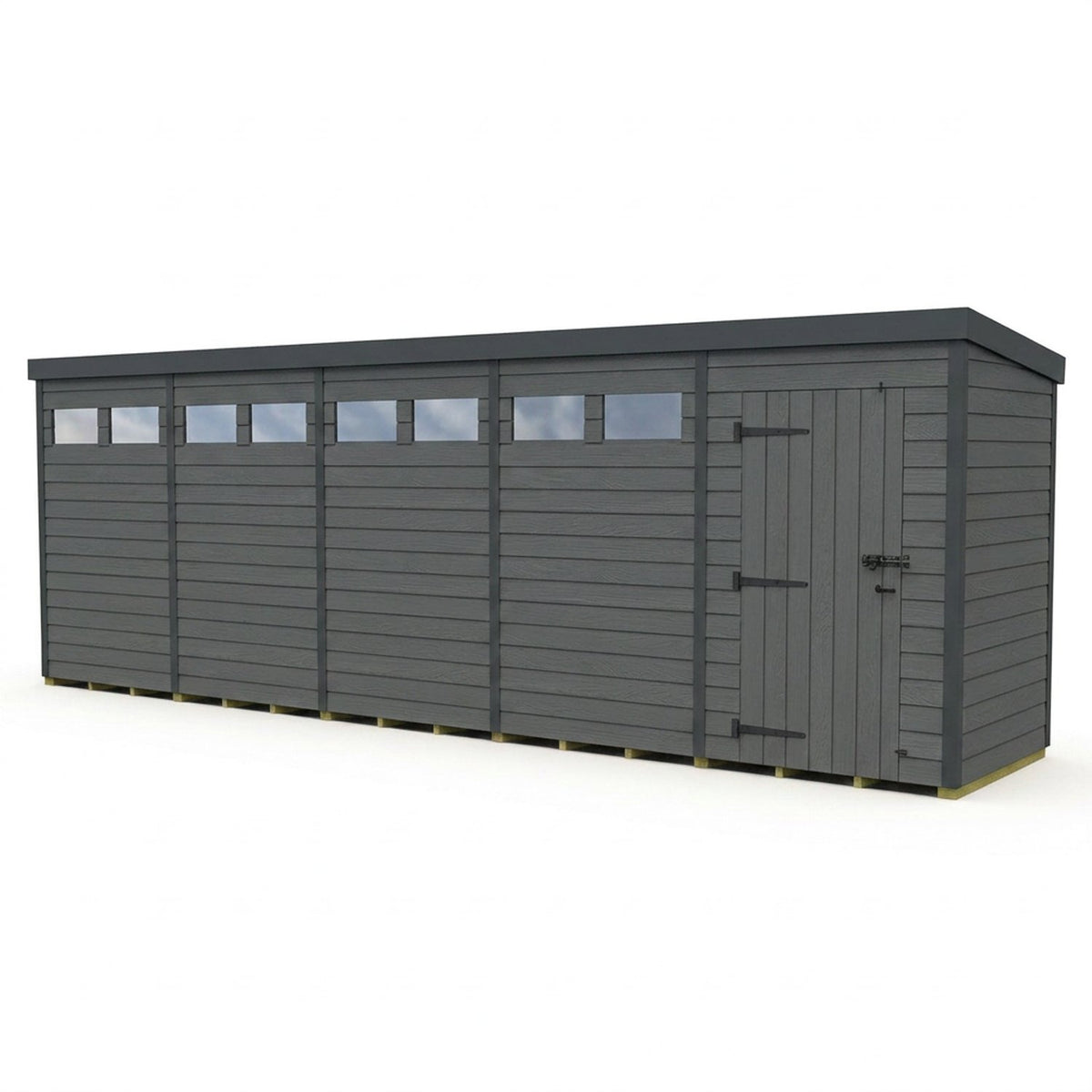 DIY Sheds – Composite Pent Security Shed – view 77