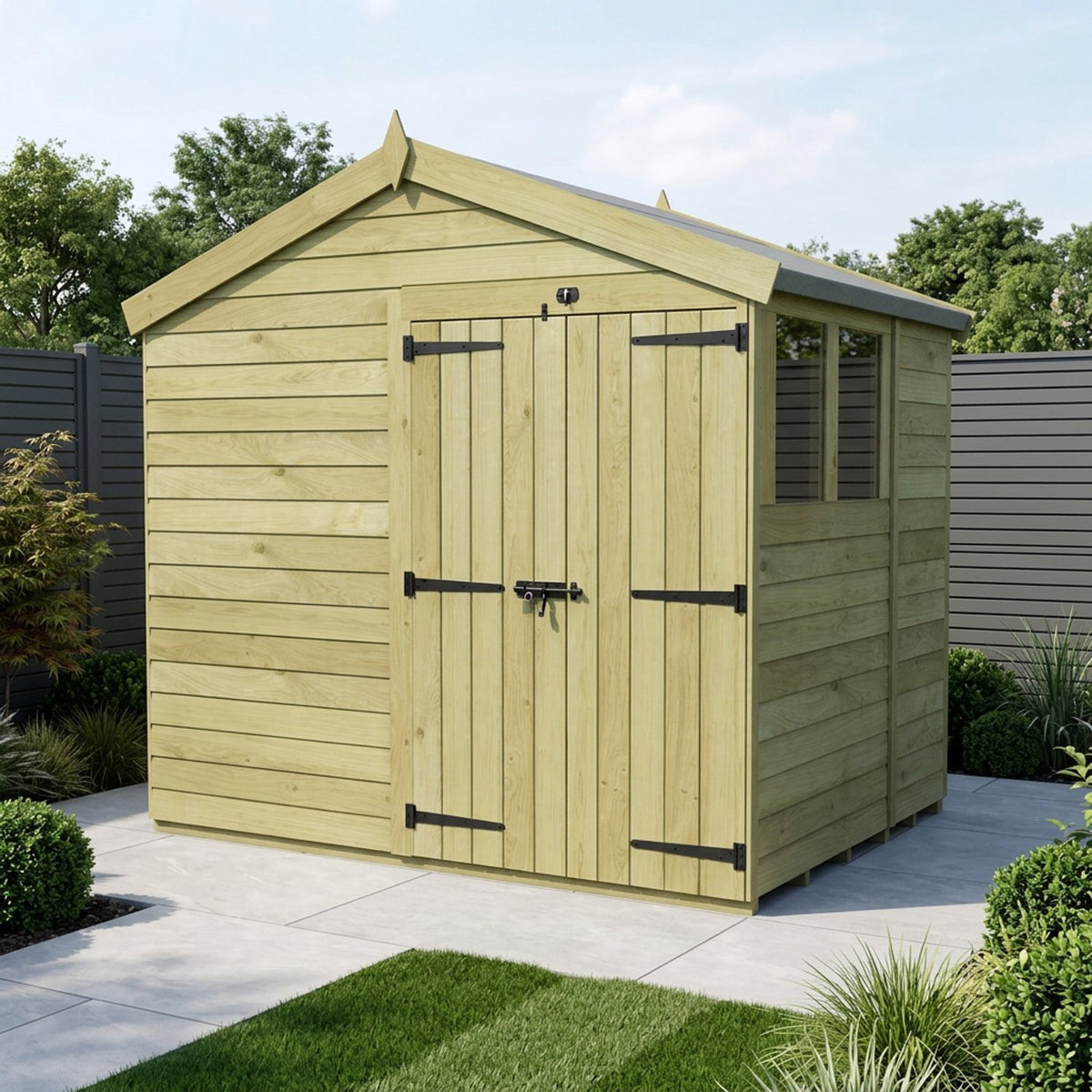 DIY Sheds – Apex Shed – Double Door – view 150