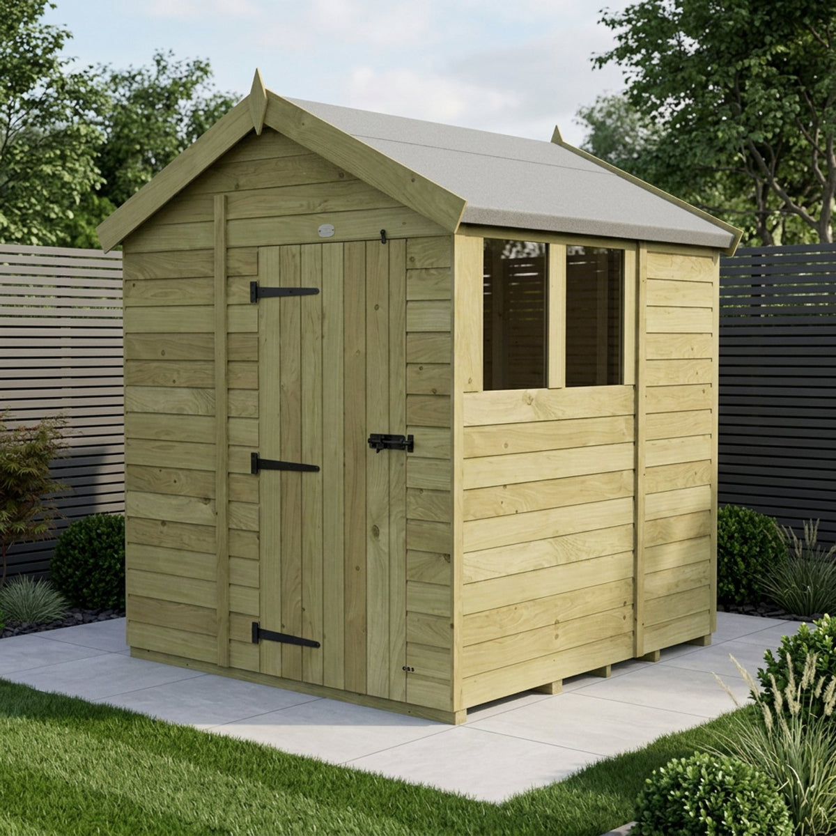 DIY Sheds – Apex Shed – Single Door – view 162