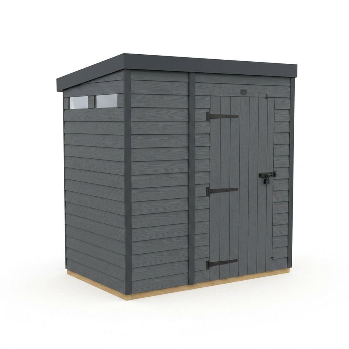 DIY Sheds – Composite Pent Security Shed – view 100