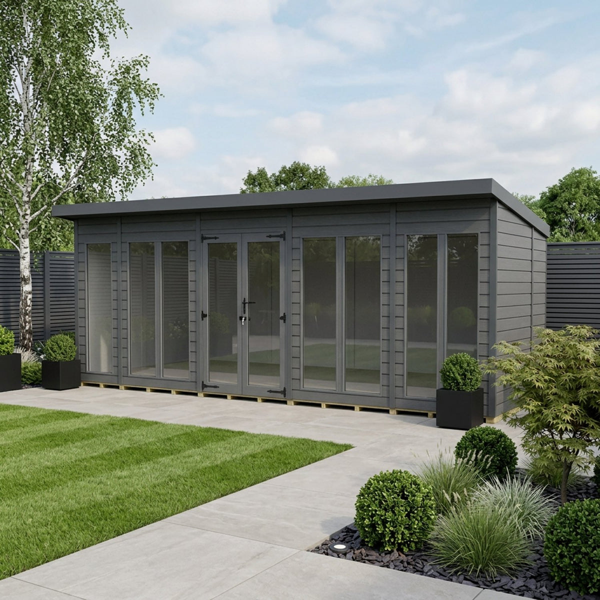 DIY Sheds – Composite Pent Full Height Summer House – view 70