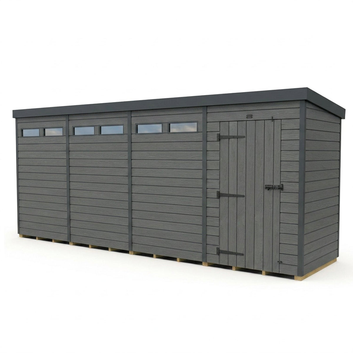 DIY Sheds – Composite Pent Security Shed – view 43