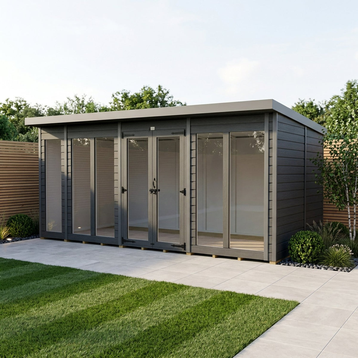 DIY Sheds – Composite Pent Full Height Summer House – view 49