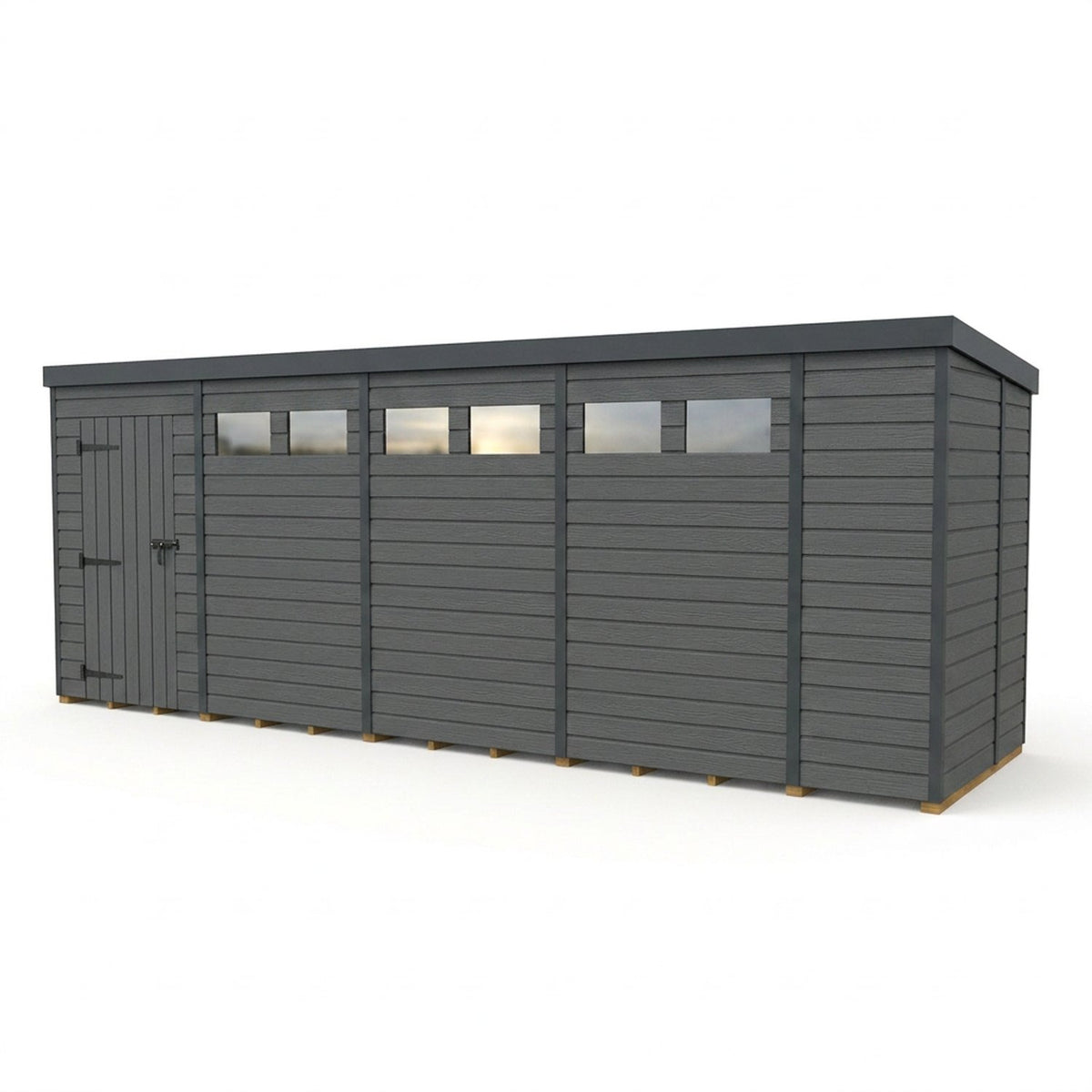 DIY Sheds – Composite Pent Security Shed – view 66