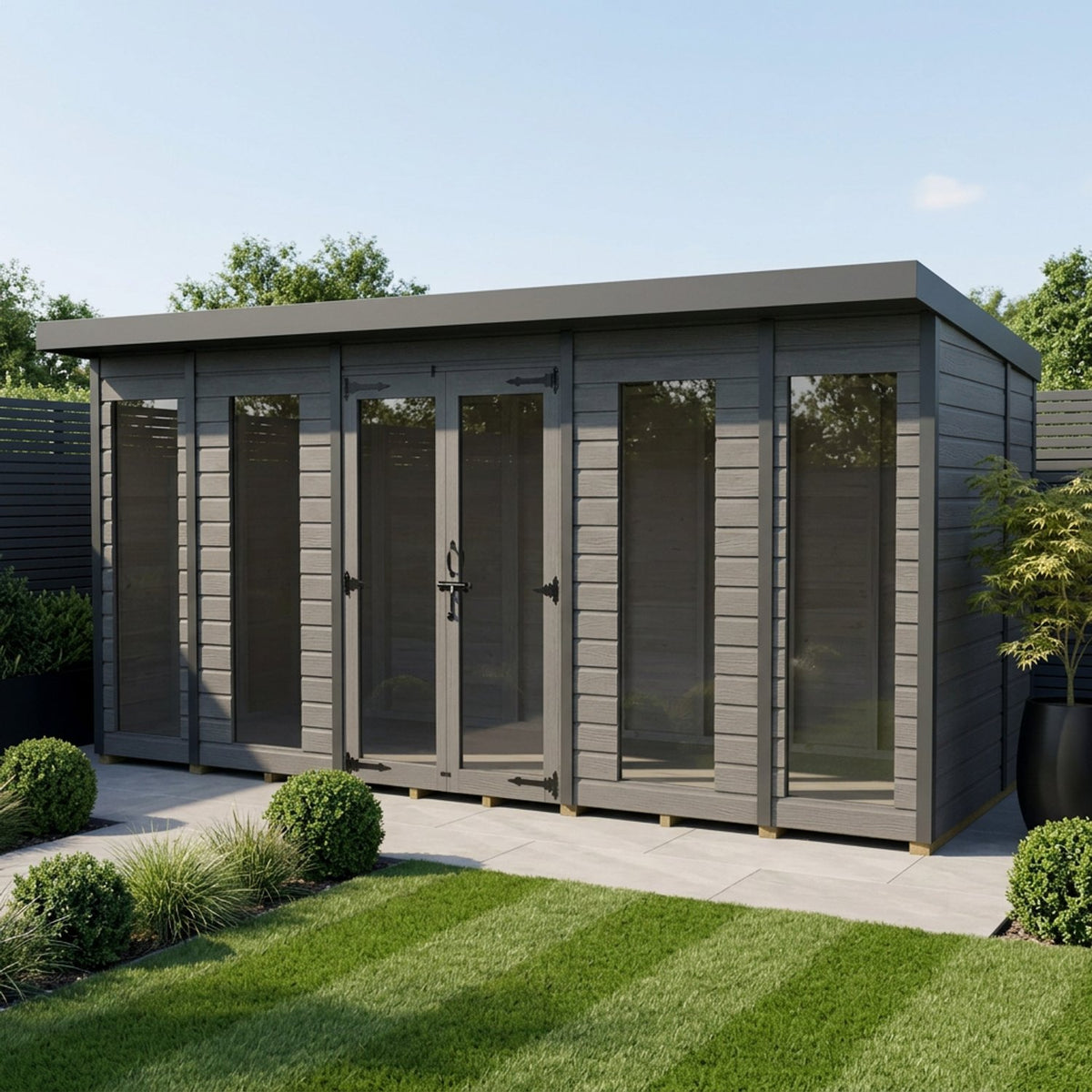 DIY Sheds – Composite Pent Full Height Summer House – view 34