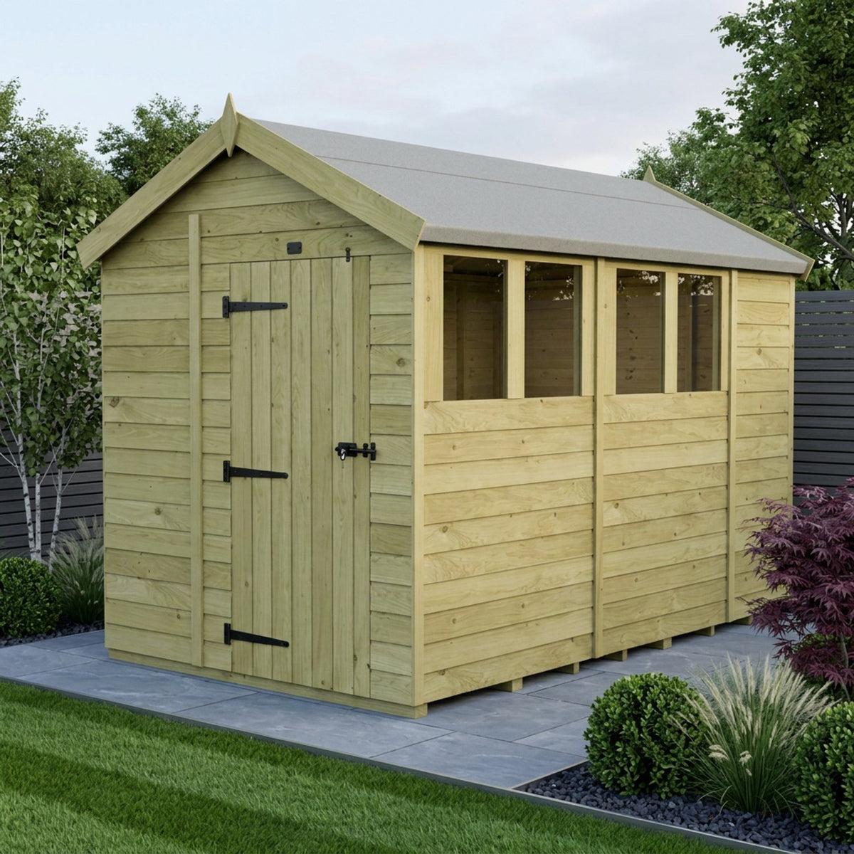 DIY Sheds – Apex Shed – Single Door – view 138