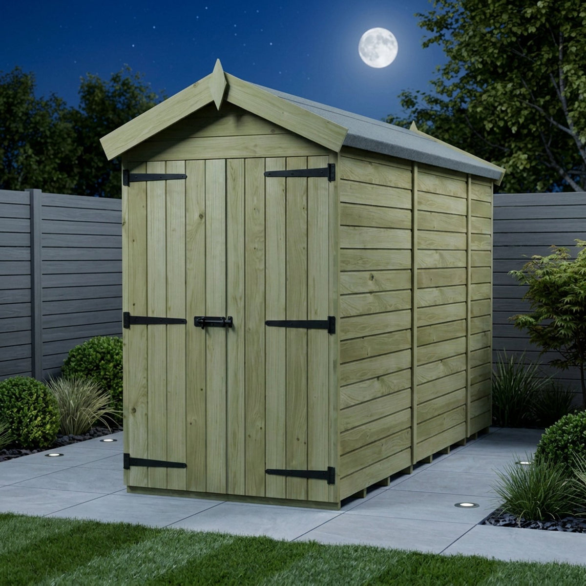 DIY Sheds – Apex Shed – Single Door – view 226