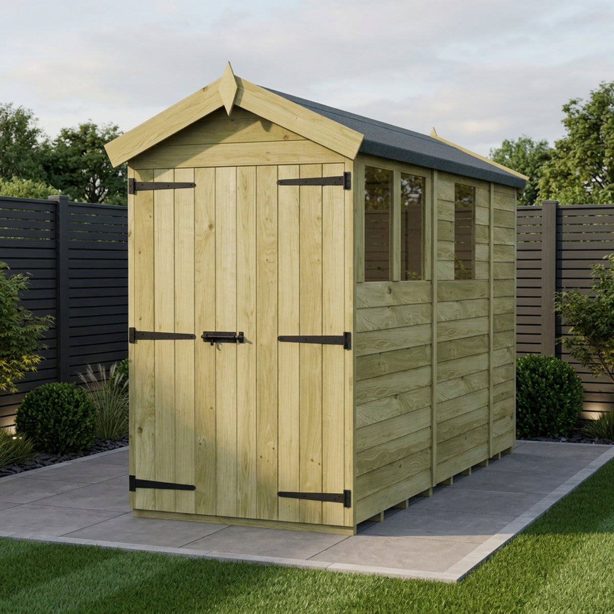 DIY Sheds – Apex Shed – Single Door – view 231