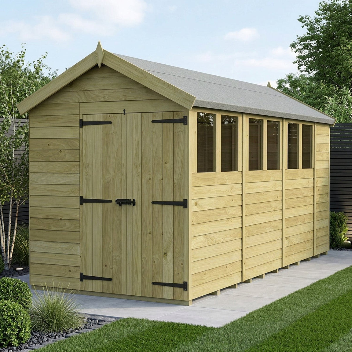 DIY Sheds – Apex Shed – Double Door – view 62