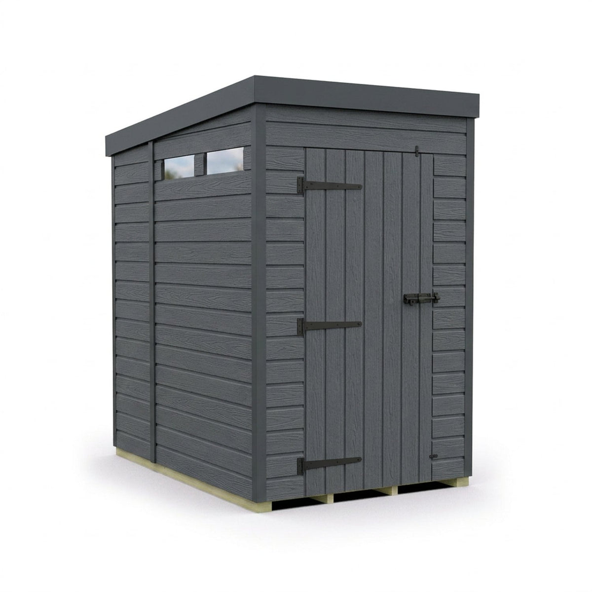 DIY Sheds – Composite Pent Security Shed – view 82