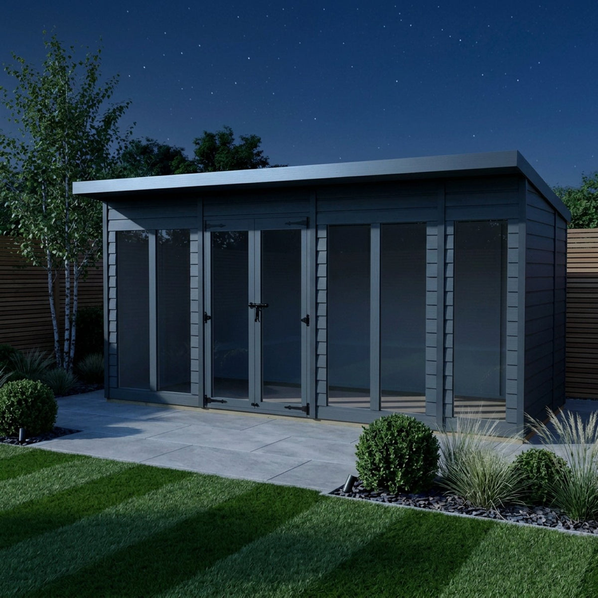 DIY Sheds – Composite Pent Full Height Summer House – view 48
