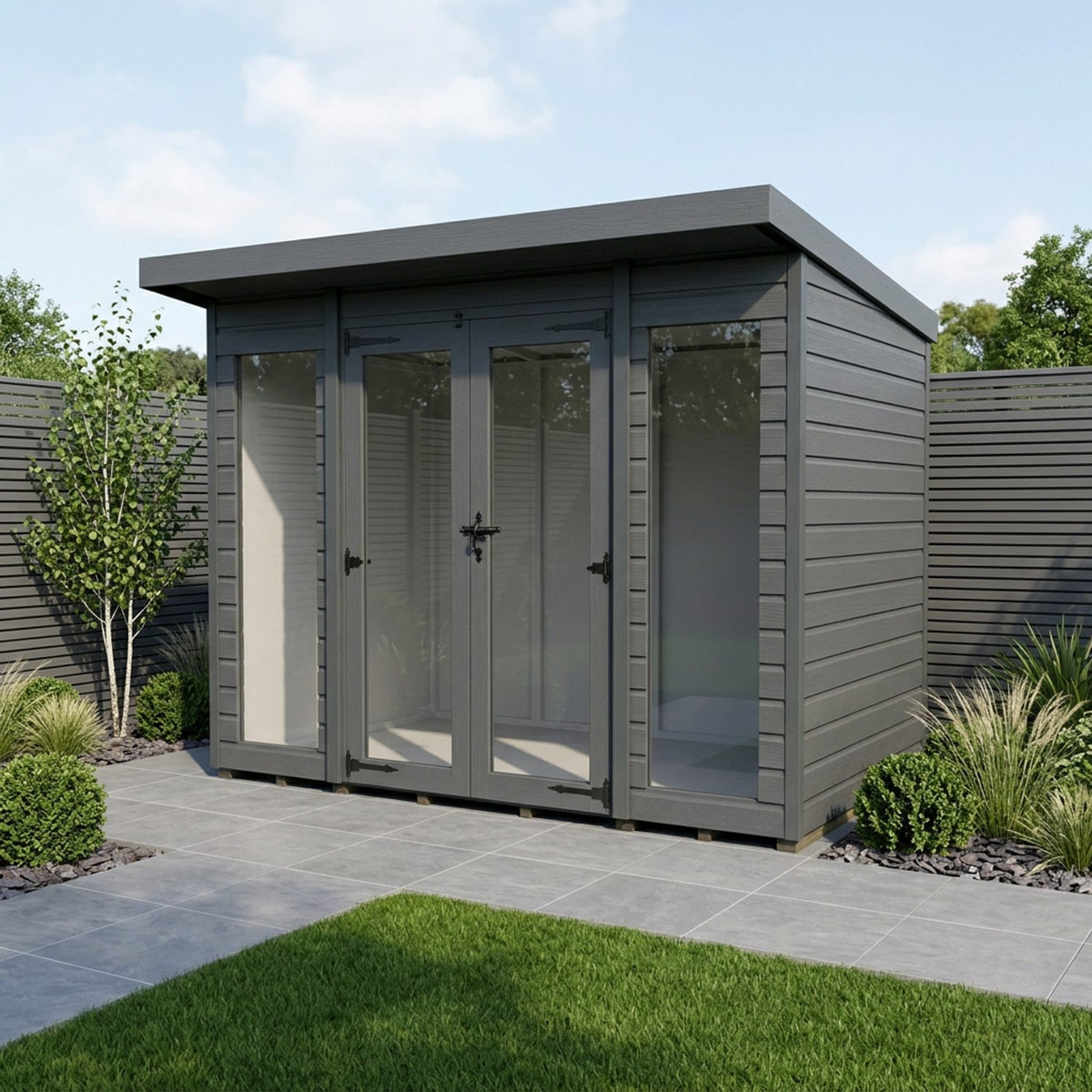 DIY Sheds – Composite Pent Full Height Summer House – view 99