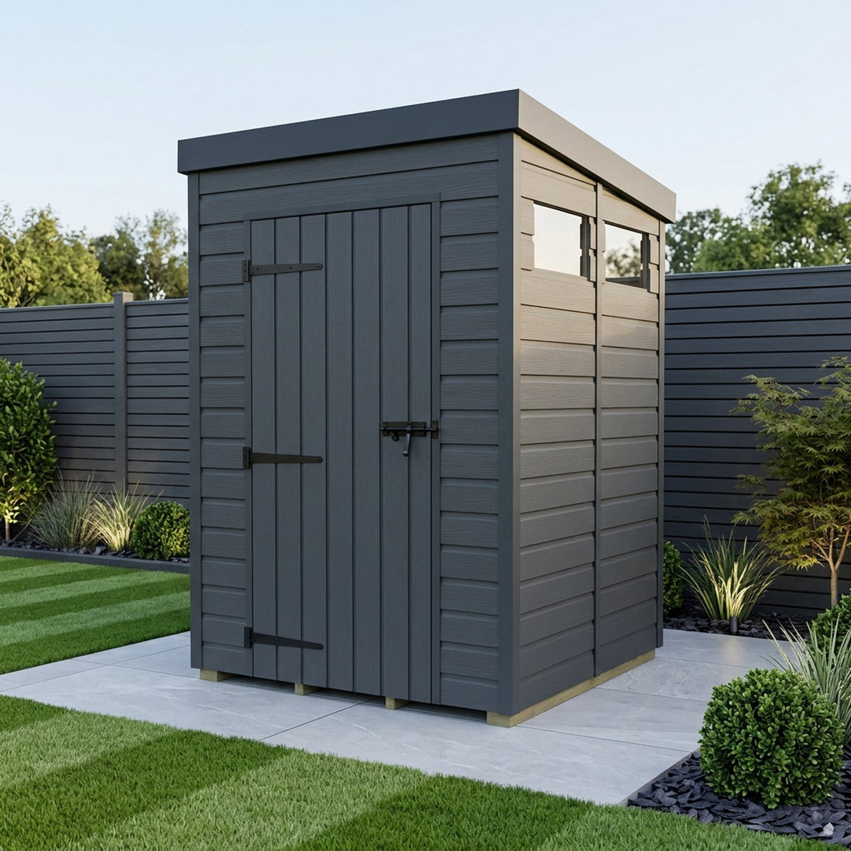 DIY Sheds – Composite Pent Security Shed – view 79