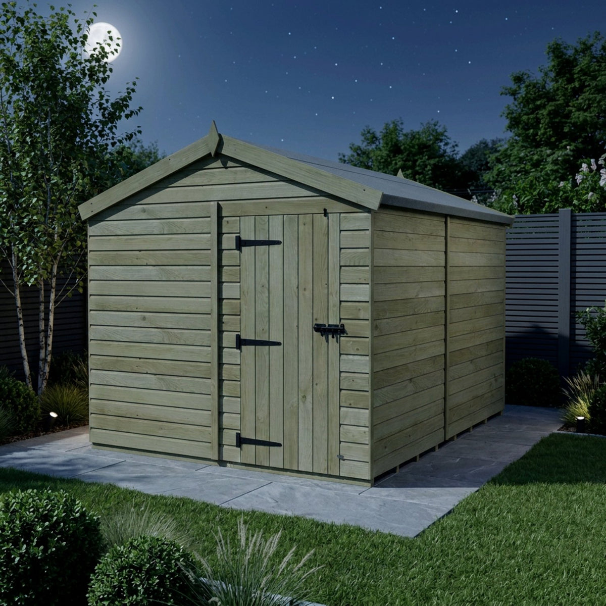 DIY Sheds – Apex Shed – Single Door – view 187