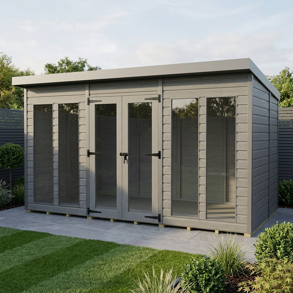DIY Sheds – Composite Pent Full Height Summer House – view 22