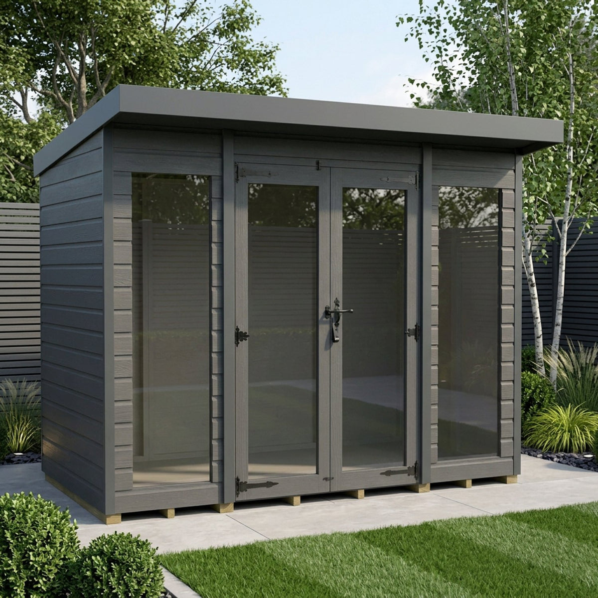 DIY Sheds – Composite Pent Full Height Summer House – view 78