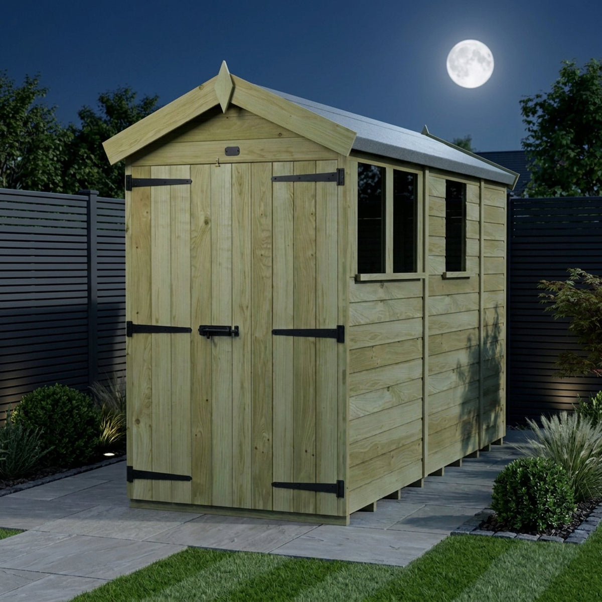 DIY Sheds – Apex Shed – Single Door – view 208