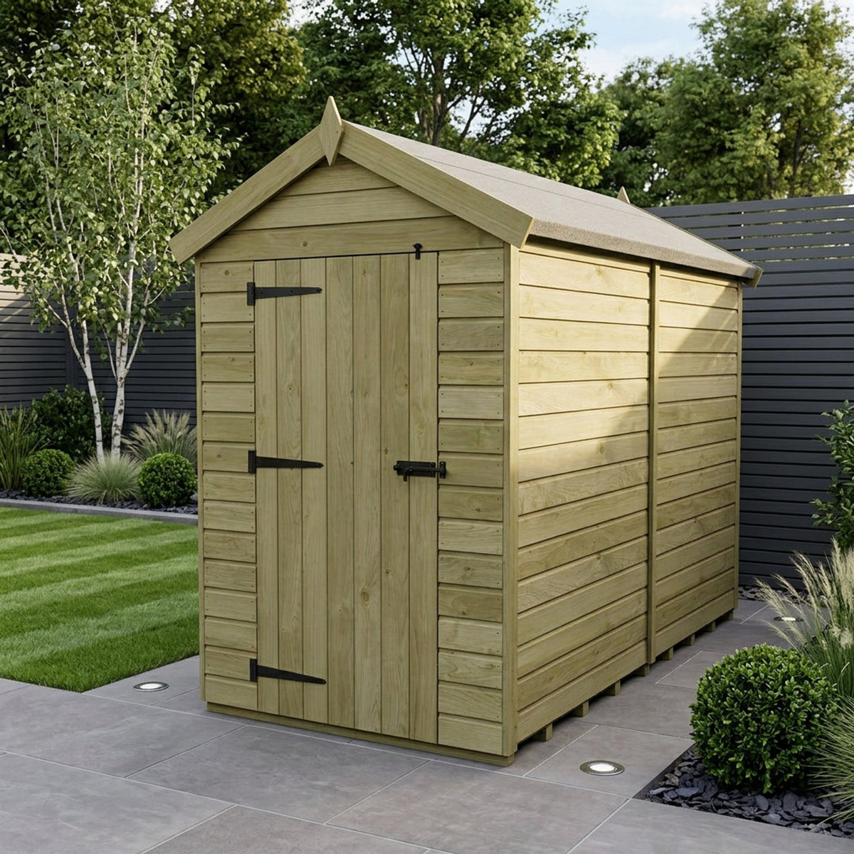 DIY Sheds – Apex Shed – Single Door – view 175