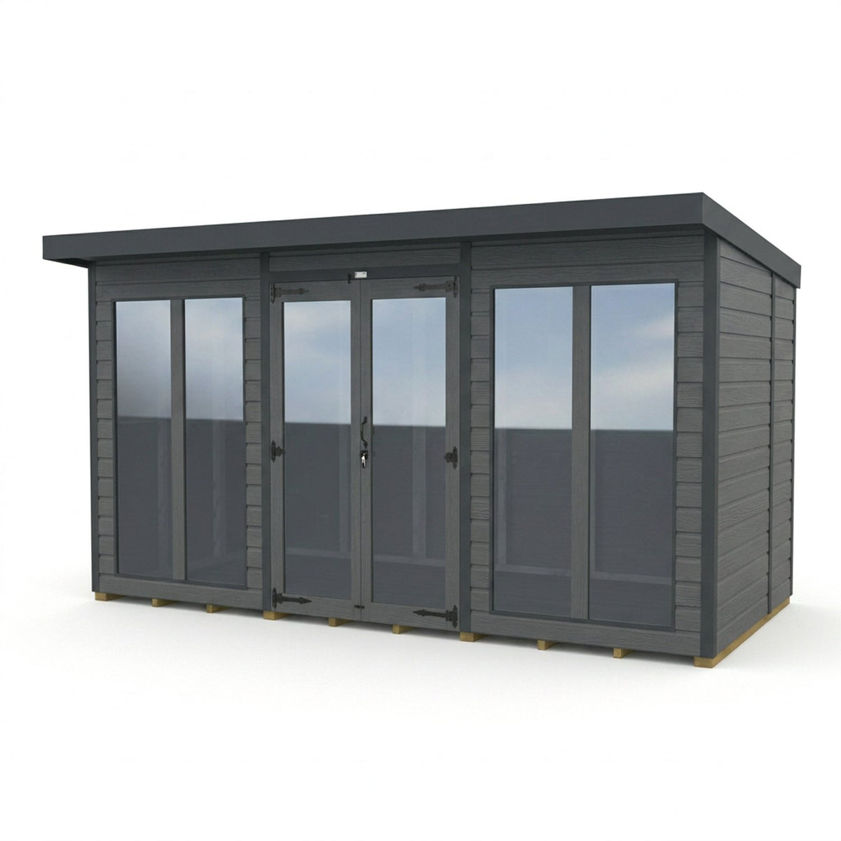 DIY Sheds – Composite Pent Full Height Summer House – view 17