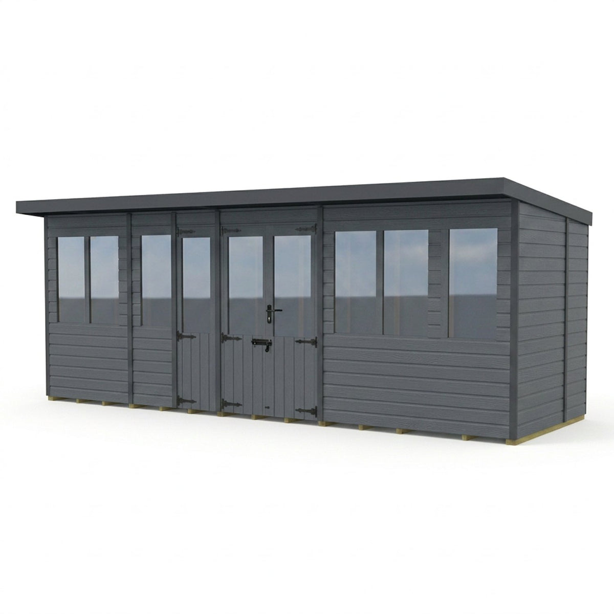 DIY Sheds – Composite Pent Summer House – view 27