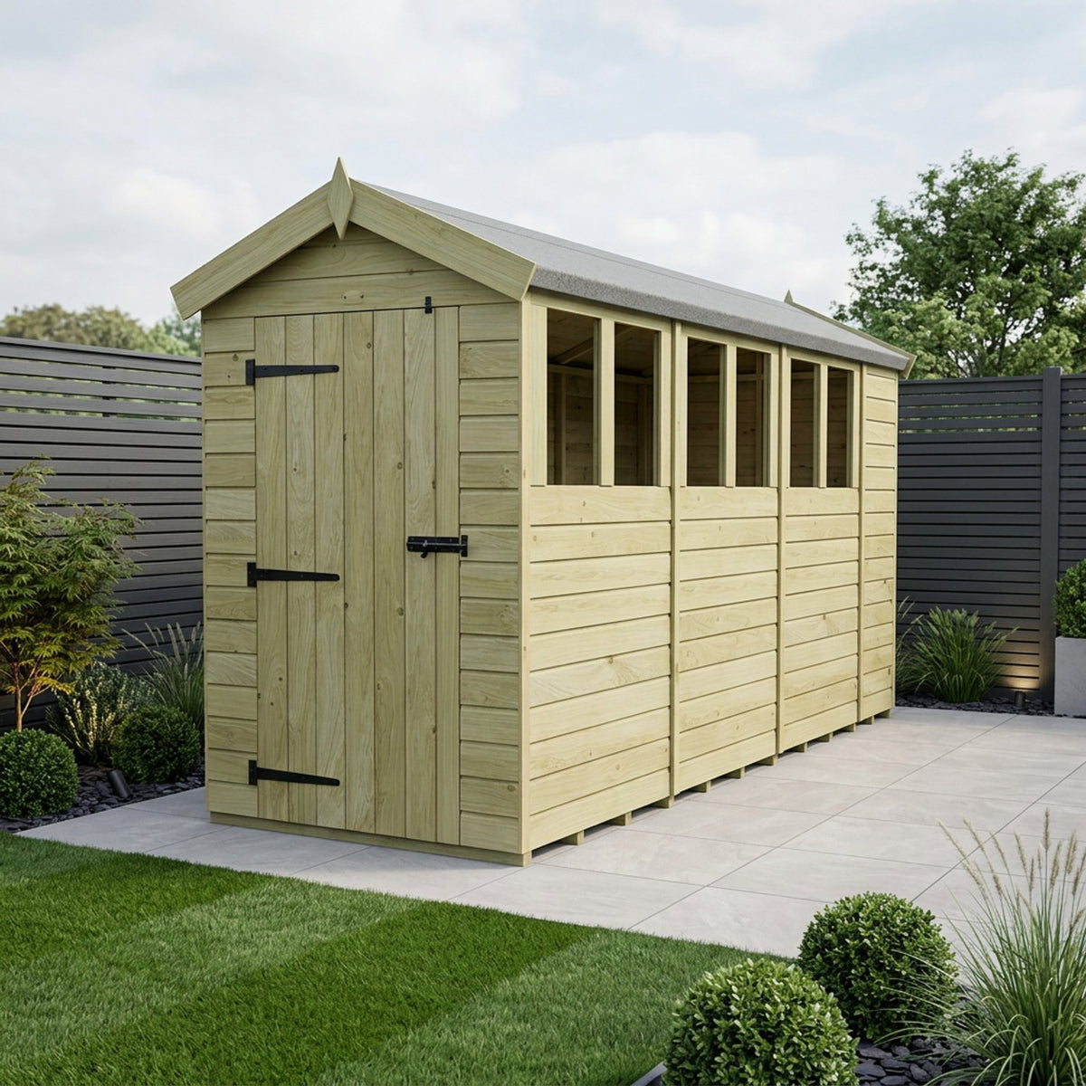 DIY Sheds – Apex Shed – Single Door – view 42