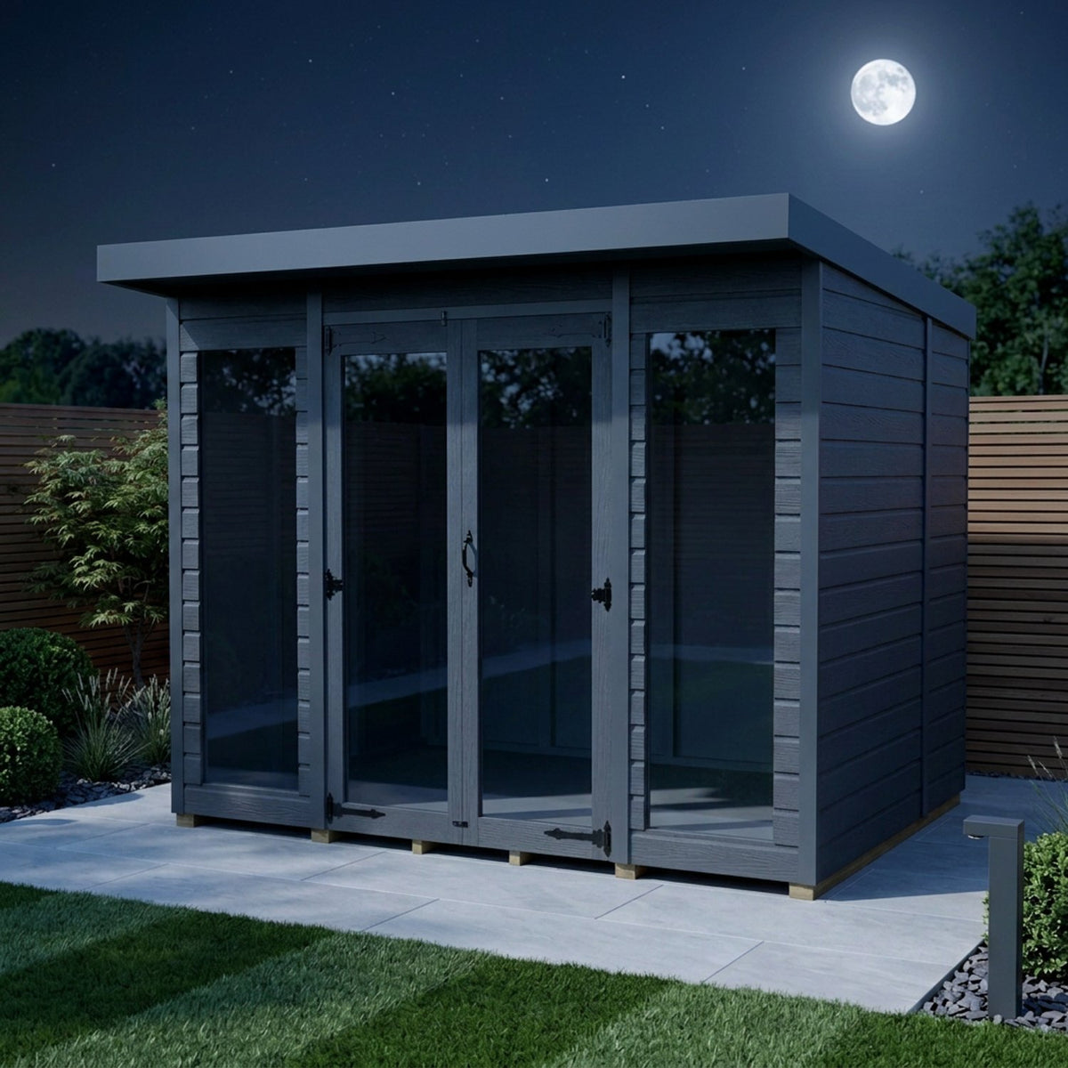 DIY Sheds – Composite Pent Full Height Summer House – view 110