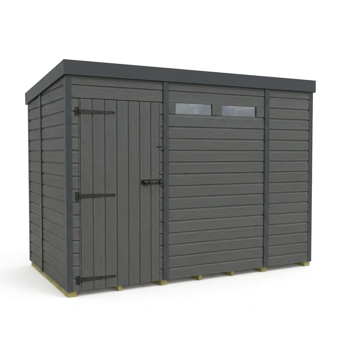 DIY Sheds – Composite Pent Security Shed – view 115