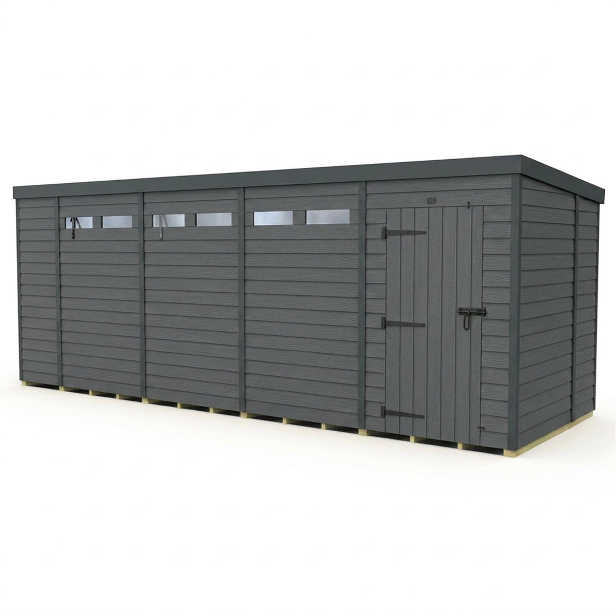 DIY Sheds – Composite Pent Security Shed – view 67