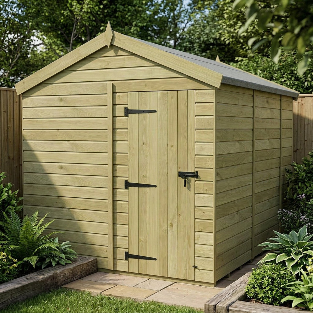 DIY Sheds – Apex Shed – Single Door – view 169